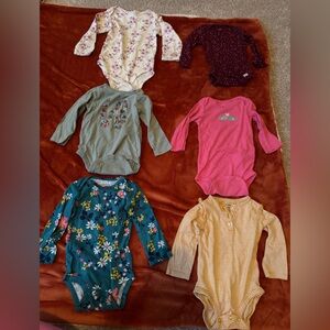 Colorful Baby Onesies Set